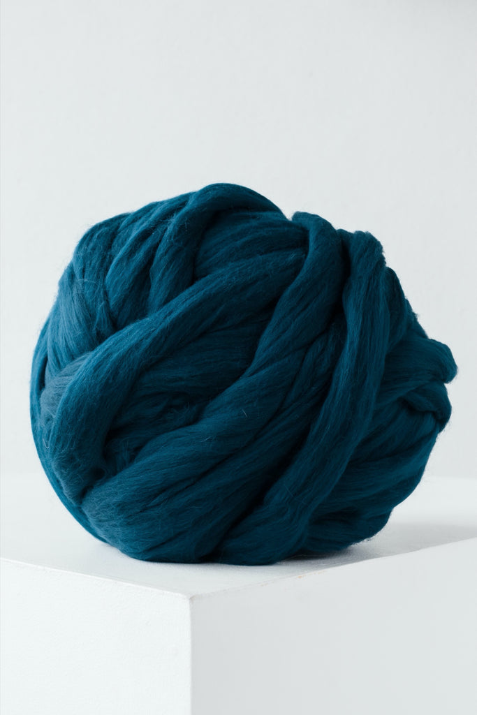 Diy Chunky Yarn Chunky Knit Wool Yarn Teal 393 Vertical